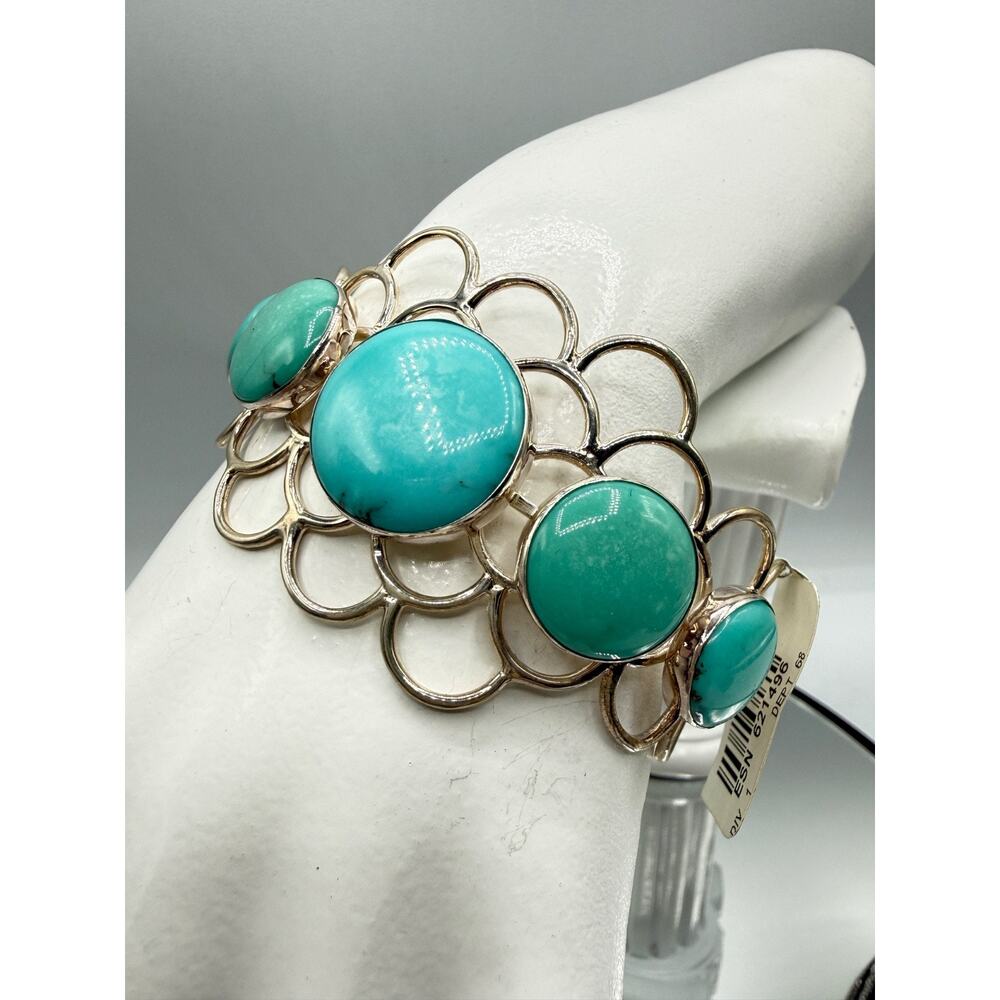 Jay King CAMPITOS Turquoise Cuff Bracelet Sterling Silver 925 Jay King $379 NWT